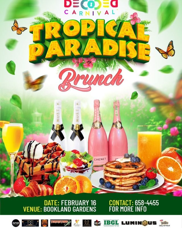 Tropical Paradise Brunch: February 16th 2024