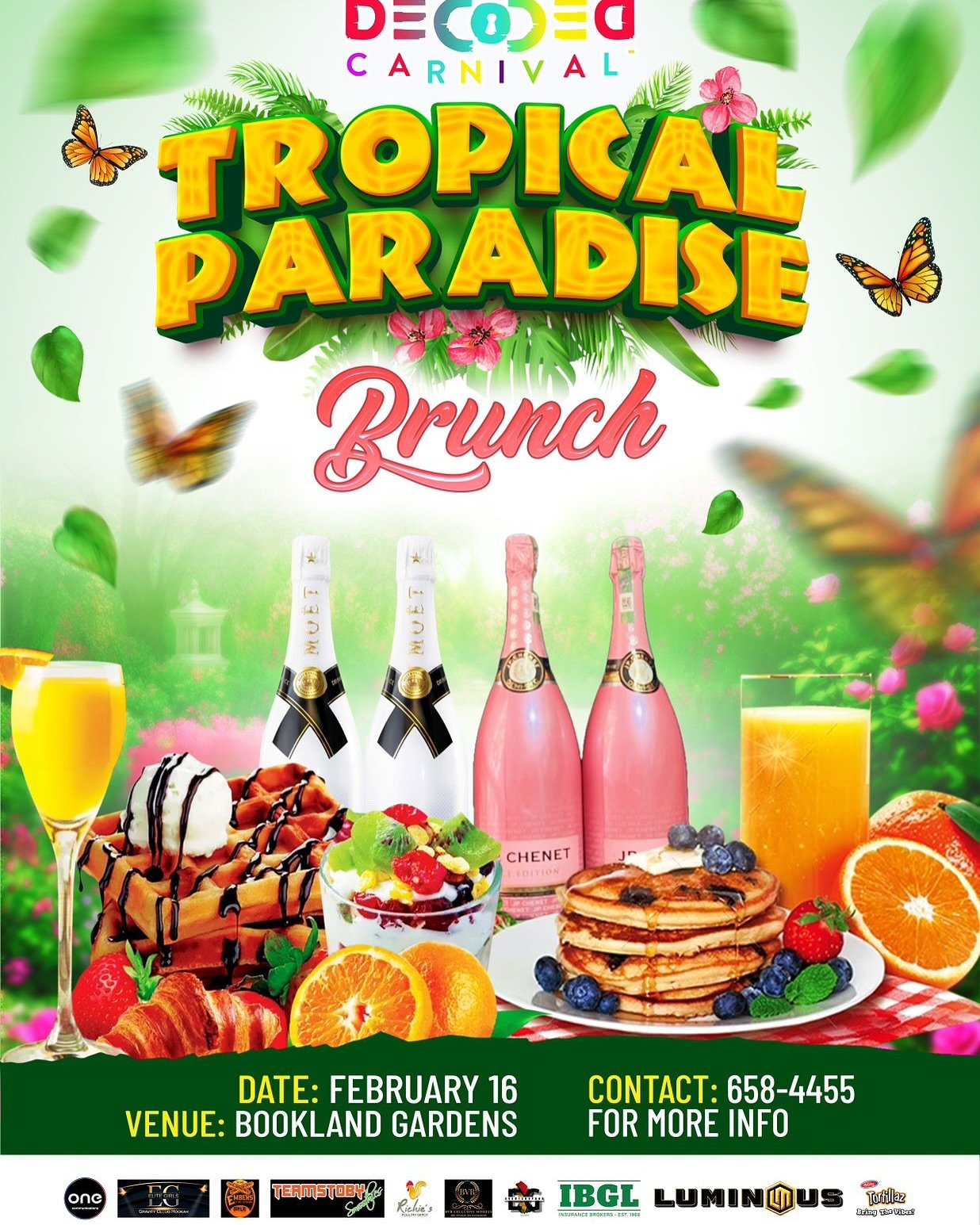 Tropical Paradise Brunch: February 16th 2024