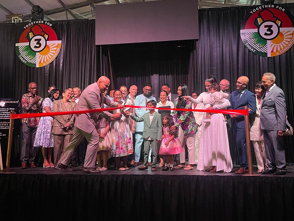 The ribbon cutting ceremony