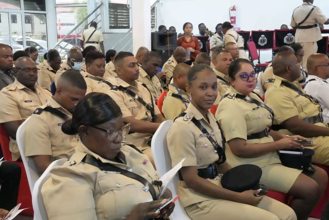 A section of the gathering at the Police Officers’ Conference this morning (GPF photo)