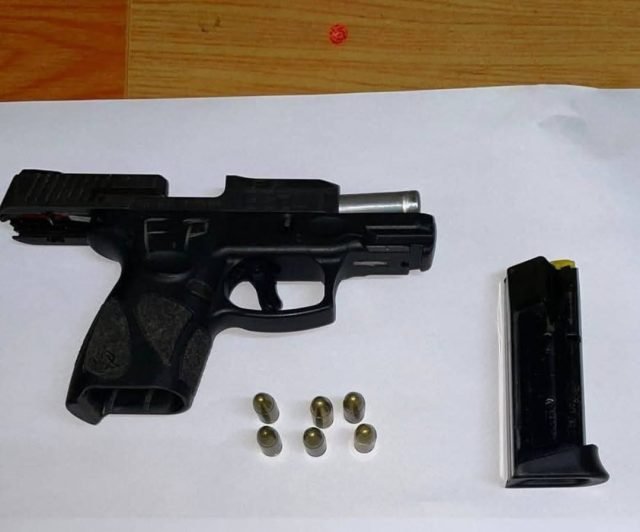 Couple arrested for possession of unlicensed firearm, ammunition.