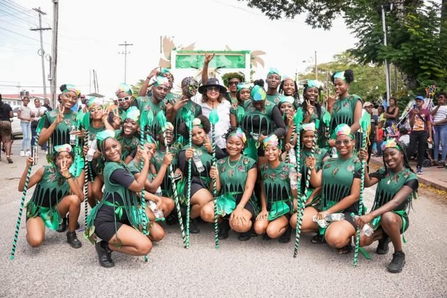 Minister of Education with the young revelers