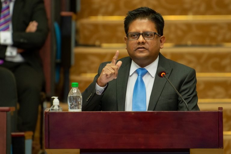 Senior Minister in the Office of the President with Responsibility for Finance and Public Service, Ashni Singh