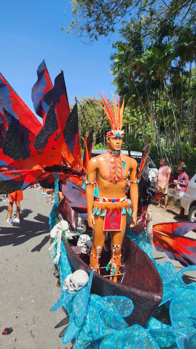 The Hinterland Scholarship Development proudly showcasing a vibrant float at Children's Mash 2025