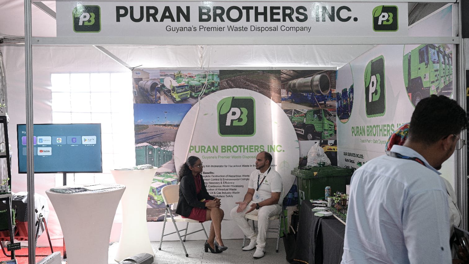 Puran Brothers Assistant HSE manager Jason Carter during interview with Ignite News reporter Kayleigh Carter