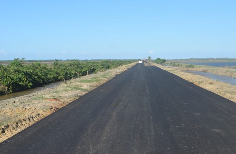 A farm-to-market road