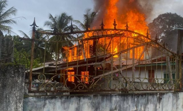 Wismar fire leaves two homeless