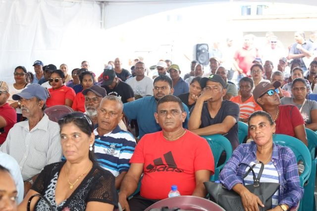 A section of the gathering of farmers at the meeting