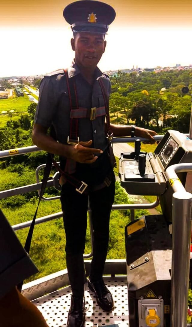 Firefighter Voshaun Manbodh