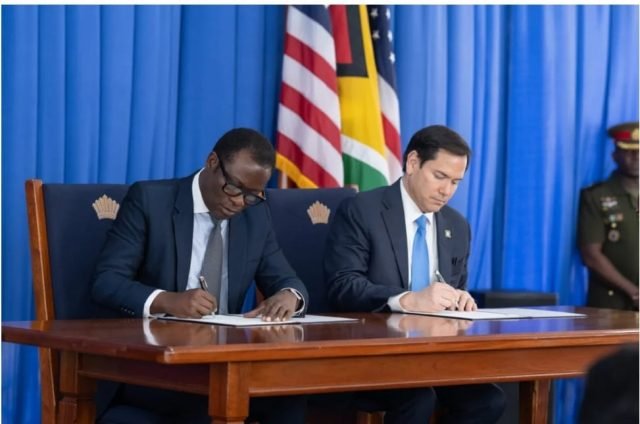 Guyana, US sign MoU to strengthen security, economic cooperation