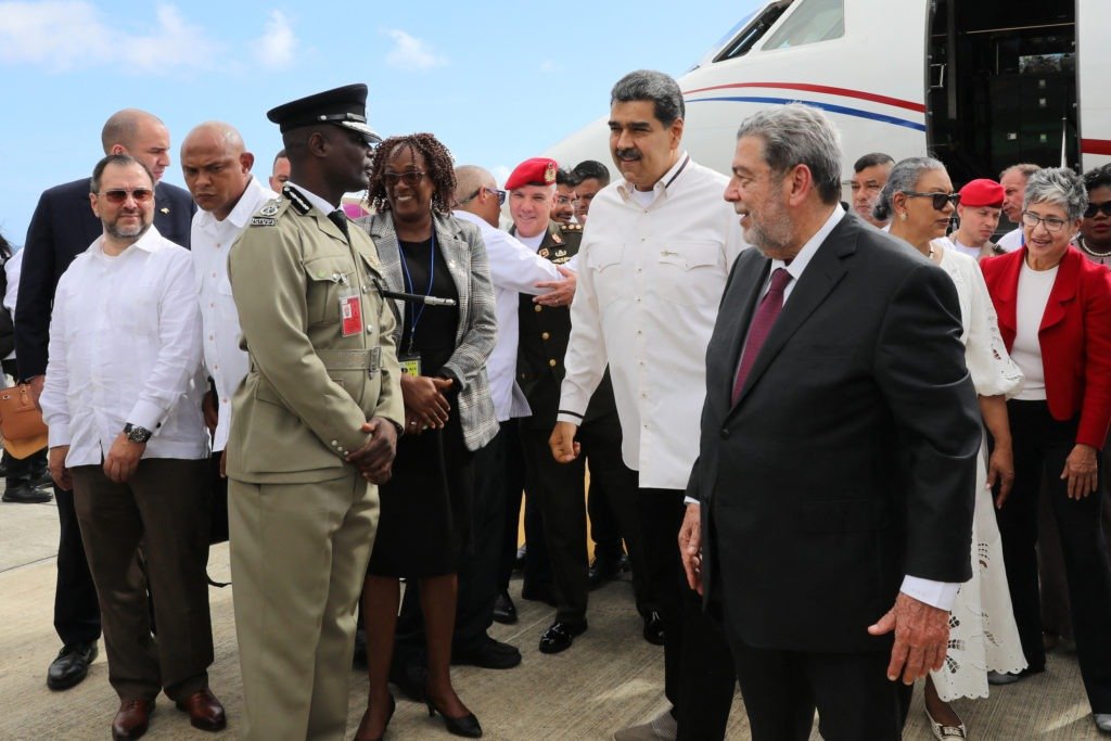 PM Gonsalves with President Maduro in Venezuela