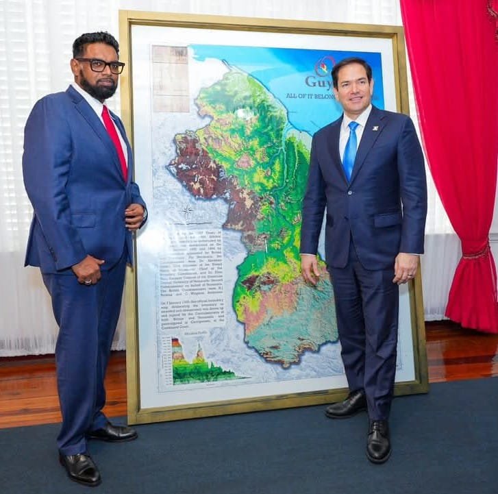 President Ali with US Secretary of State Marco Rubio