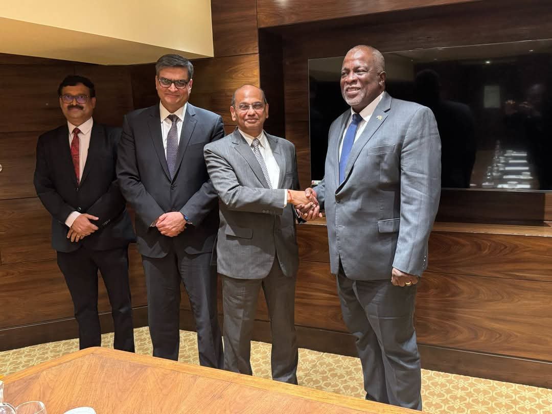 Prime Minister Phillips meets India’s Union Cabinet Minister for Environment, Forest & Climate Change, Shri Bhupender Yadav
