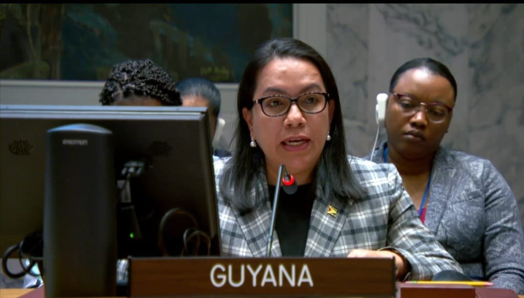 Guyana's Permanent Representative to the UN, Carolyn Rodrigues-Birkett (Ministry of Foreign Affairs and International Cooperation