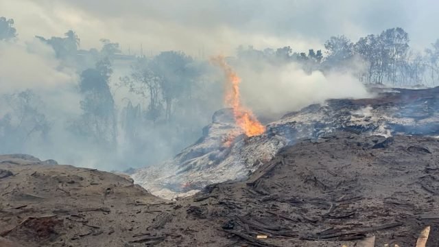 Amelia’s Ward sawmill fire declared a Regional Level Disaster