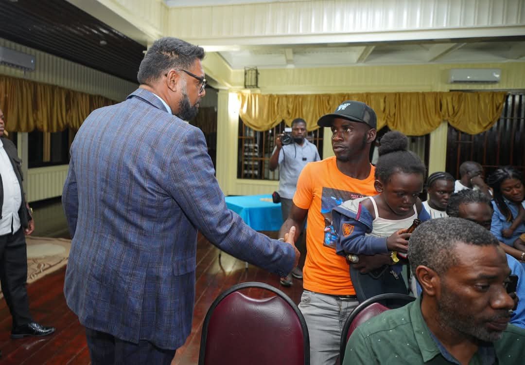 President comforts families of killed Linden men