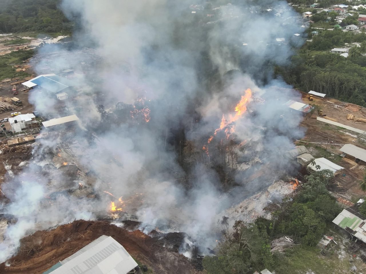 Linden sawmill fire isolated, says Home Affairs Ministry