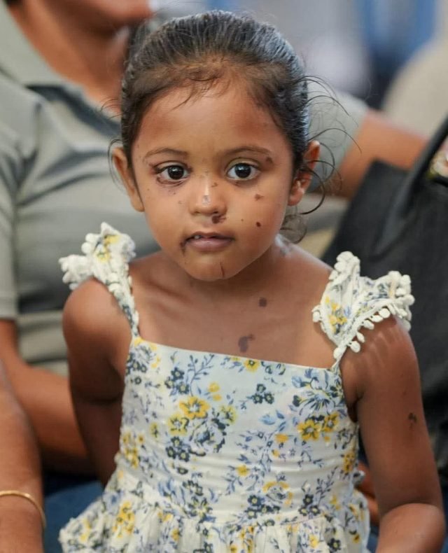 A victim of the attack