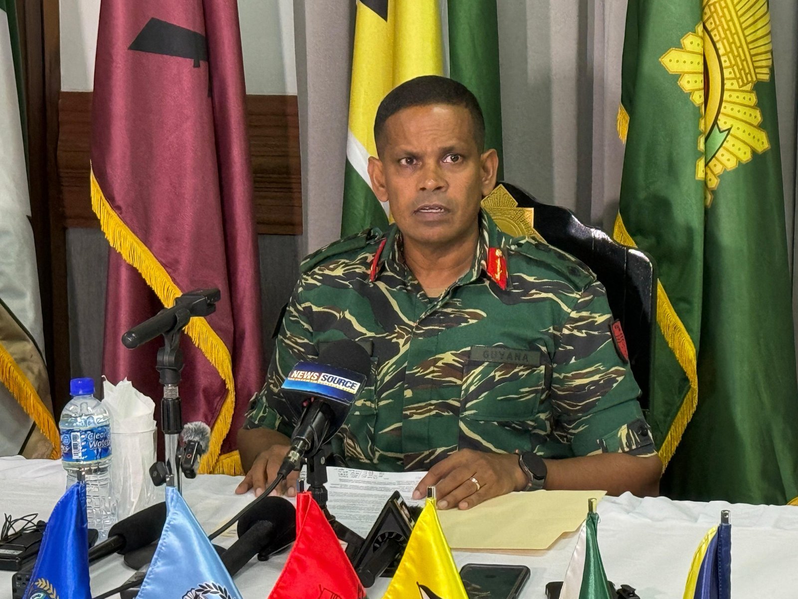 Chief of Defence, Brigadier Omar Khan
