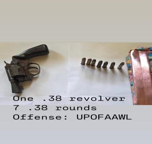 Wife, husband and son arrested for illegal firearm and ammunition