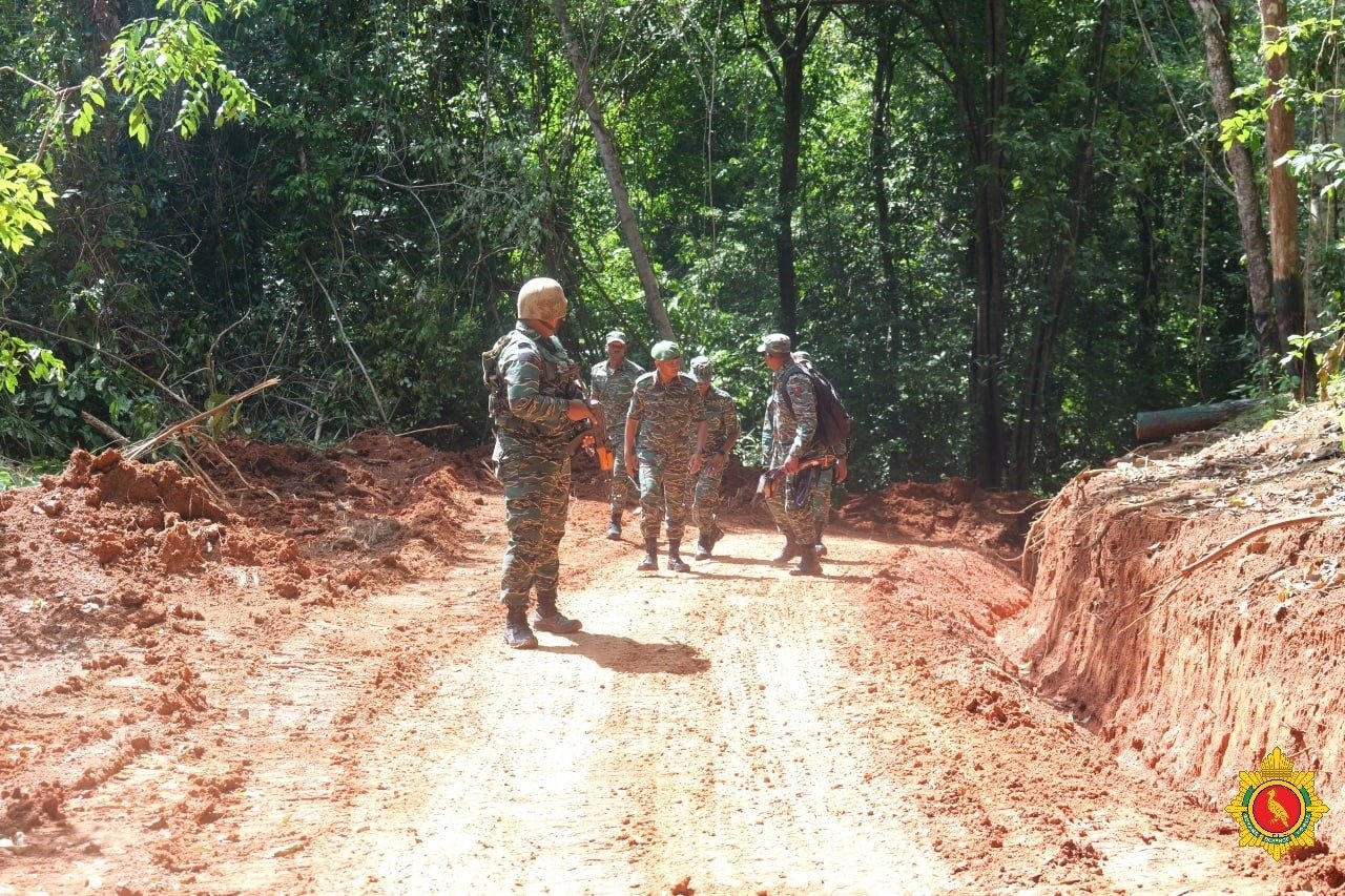 Soldiers on patrol