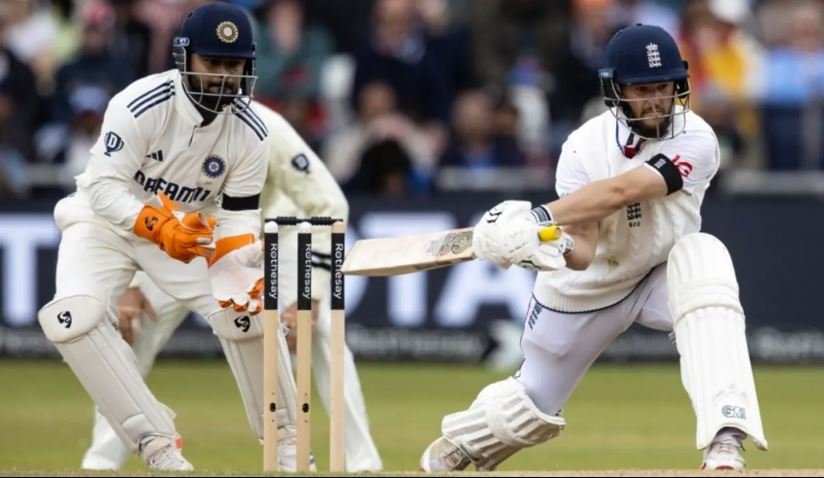 English win the opening test against India