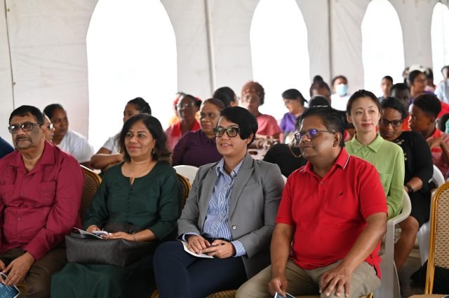 A section of the gathering at the opening