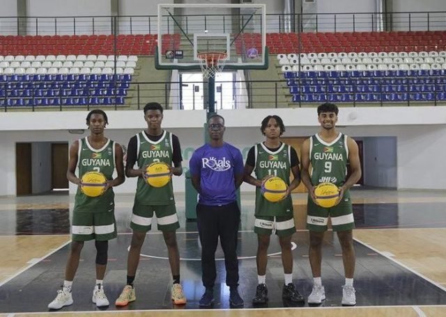 Guyana’s Under-23 3×3 basketball team shows grit in narrow loss