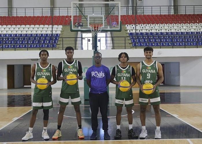 Guyana’s Under-23 3×3 basketball team shows grit in narrow loss
