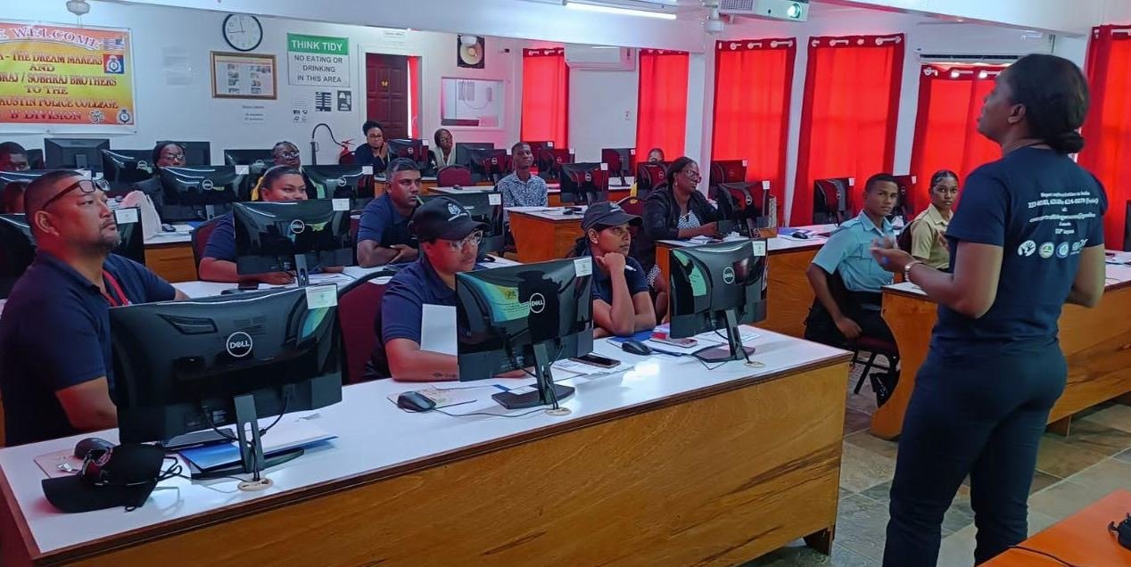 One of the sensitisation sessions