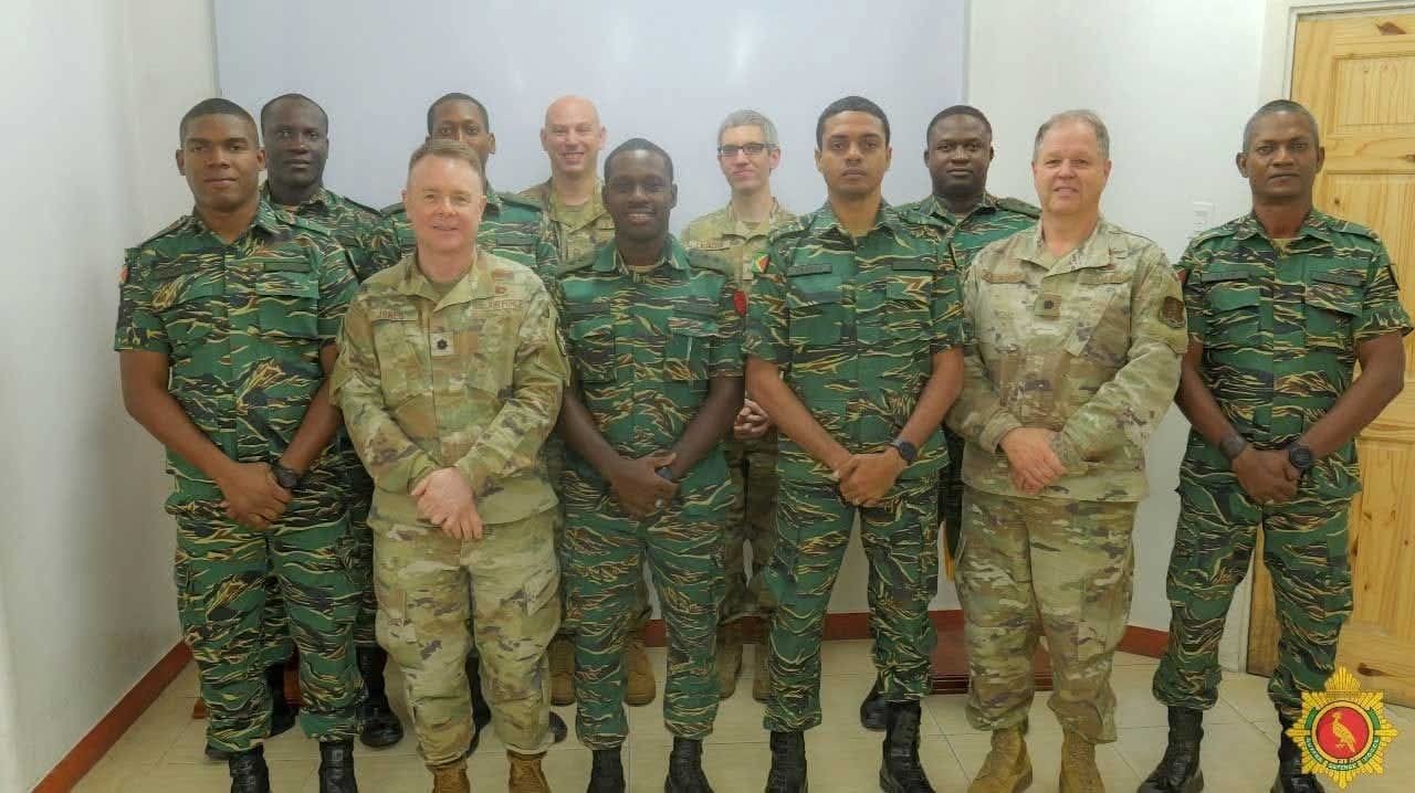 Soldiers from the two nations