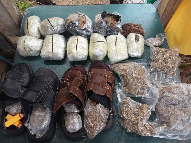 Suspected cannabis discovered in slippers, haversacks near Mazaruni Prison