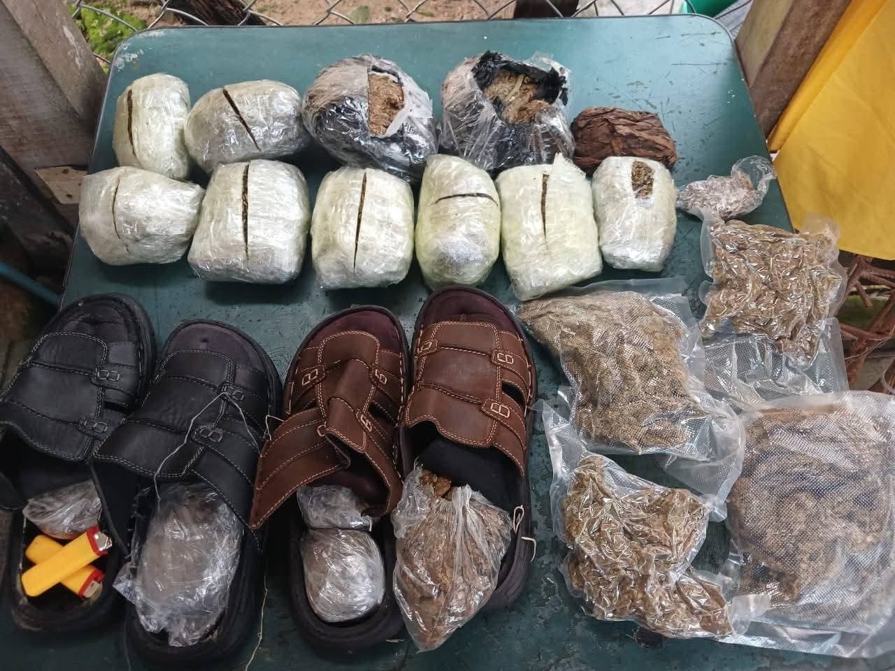 The items found