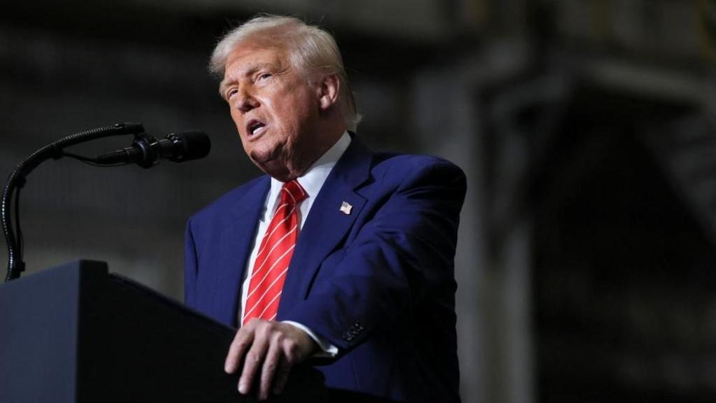 US President Donald Trump (BBC photo)