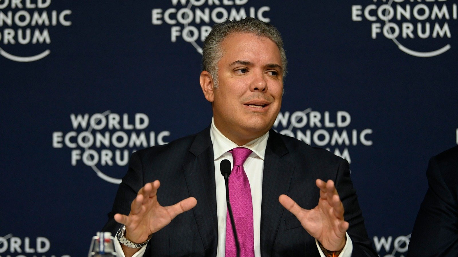 Former President of Colombia, Iván Duque (People Dispatch photo)