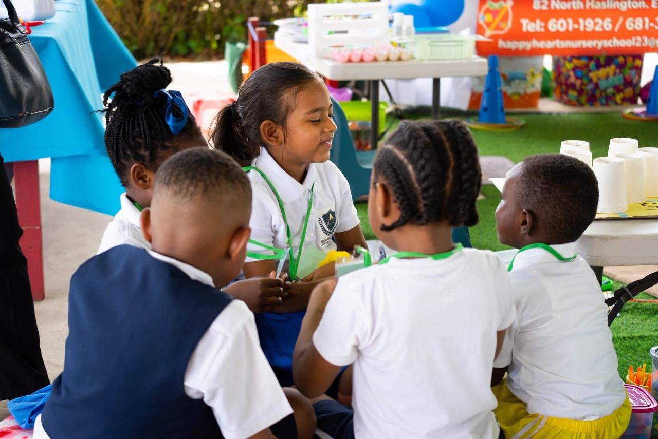 Pupils doing an activity (Ministry of Education photo)