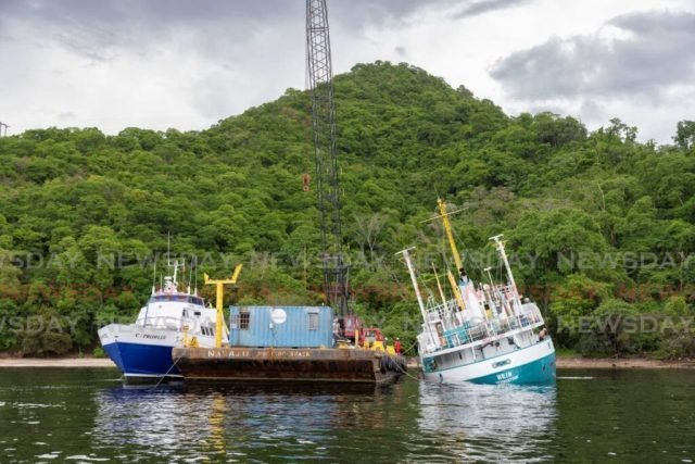 Guyanese vessel in T&T waiting for bad weather to stop