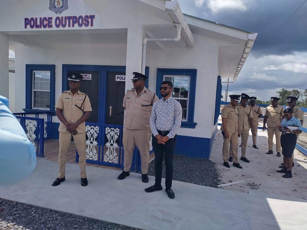 The outpost that was handed over to the police (GPF photo)
