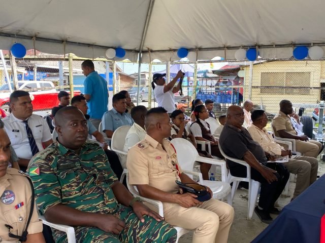 A section of the gathering at the commissioning of the police station