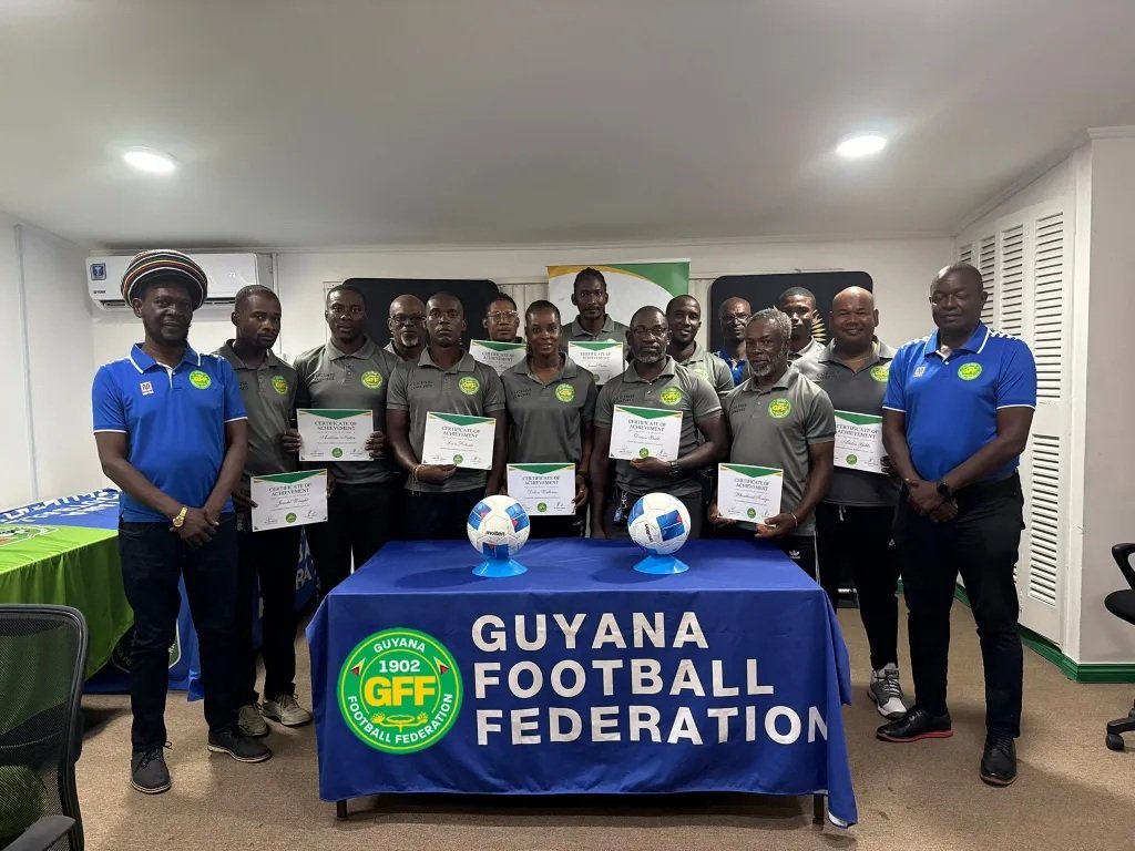 The coaches and members of the GFF (GFF photo)