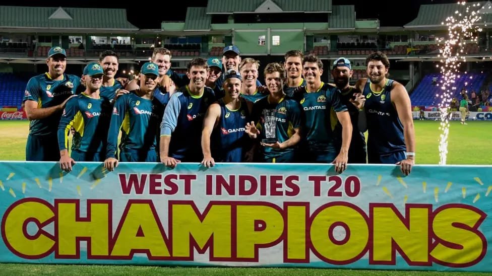 The victorious Australian team (Getty Images)