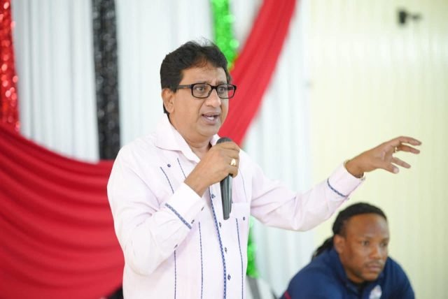 Attorney General Anil Nandlall speaks at the launch