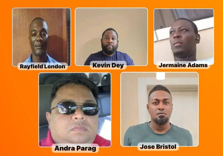 Two arrested, three wanted over attempted murder of father, son on Essequibo Coast