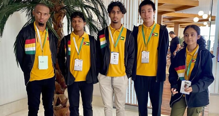 Members of Team Guyana