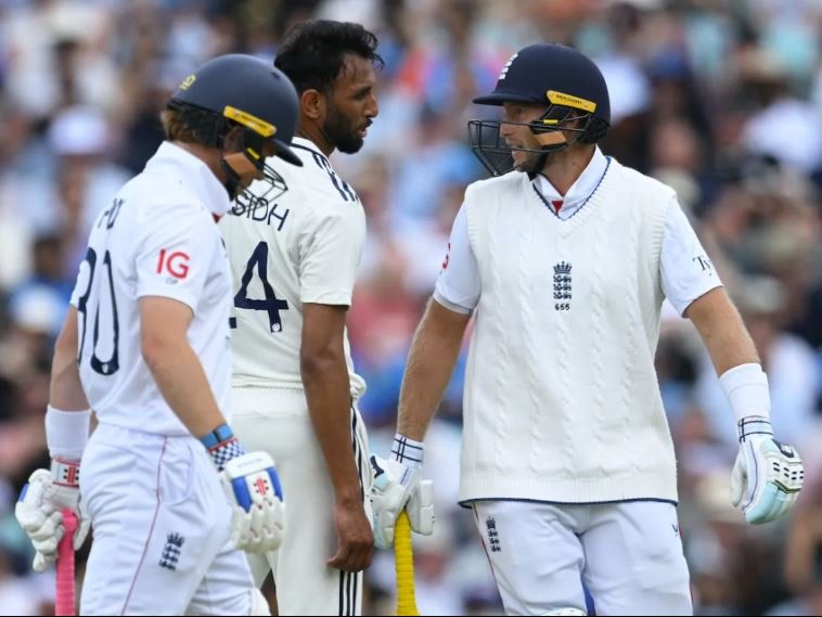 Things heated up between Joe Root and Prasidh Krishna (Getty Images)