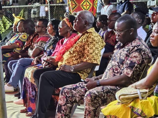 A section of the gathering at the celebrations