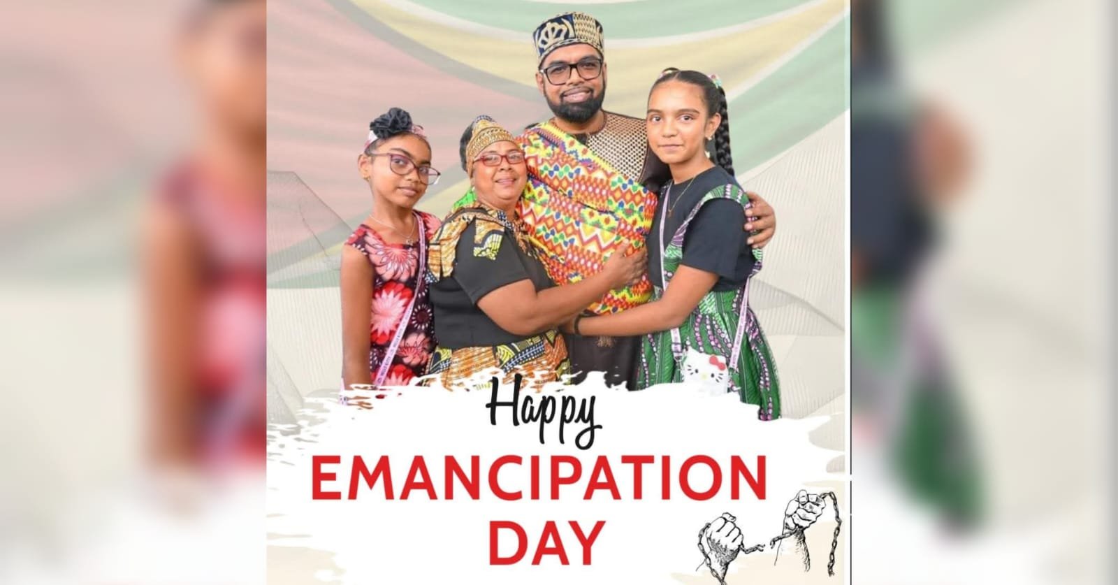 president ali's emanicpation greeting