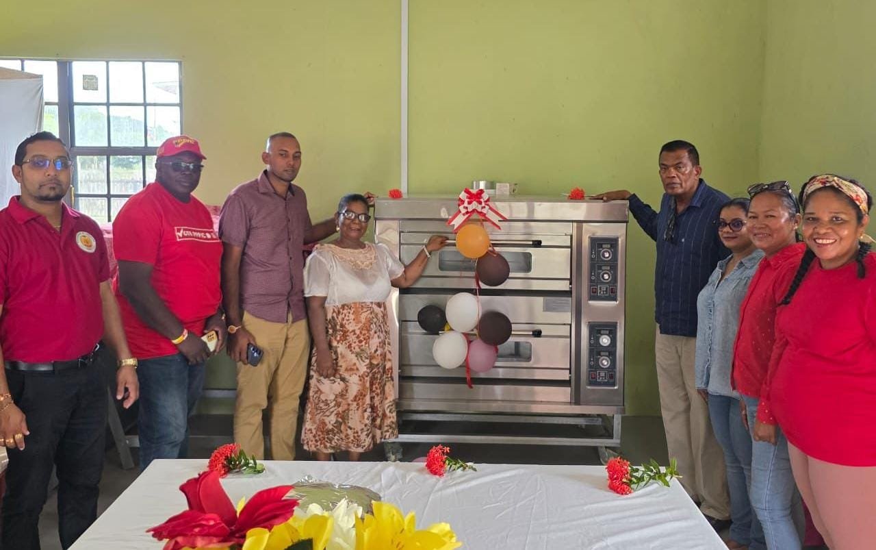 he bakery equipment handed over to Lima Sands