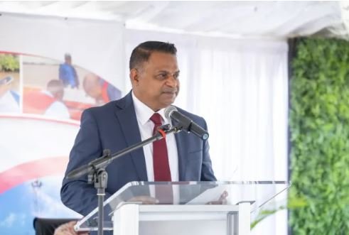 Minister of Public Utilities and Aviation Deodat Indar