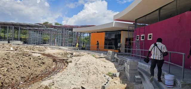 Work being done on the school